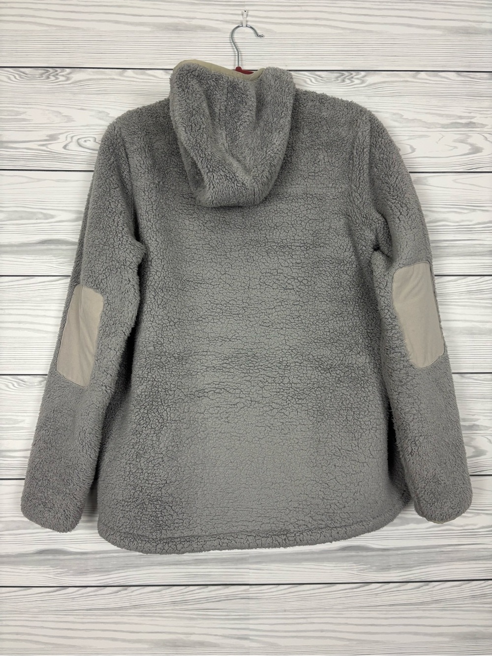 The North Face Campshire Sherpa 1/2 Zip Pullover Hoodie Gray Size Large - Picture 10 of 10